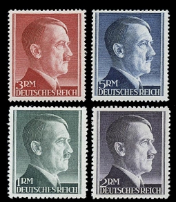 GE 524-27a Adolf Hitler High Value Perf. Varieties